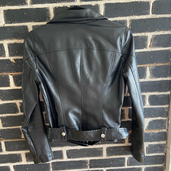 Vero Moda Faux Leather Moto Jacket - Picture 7 of 9